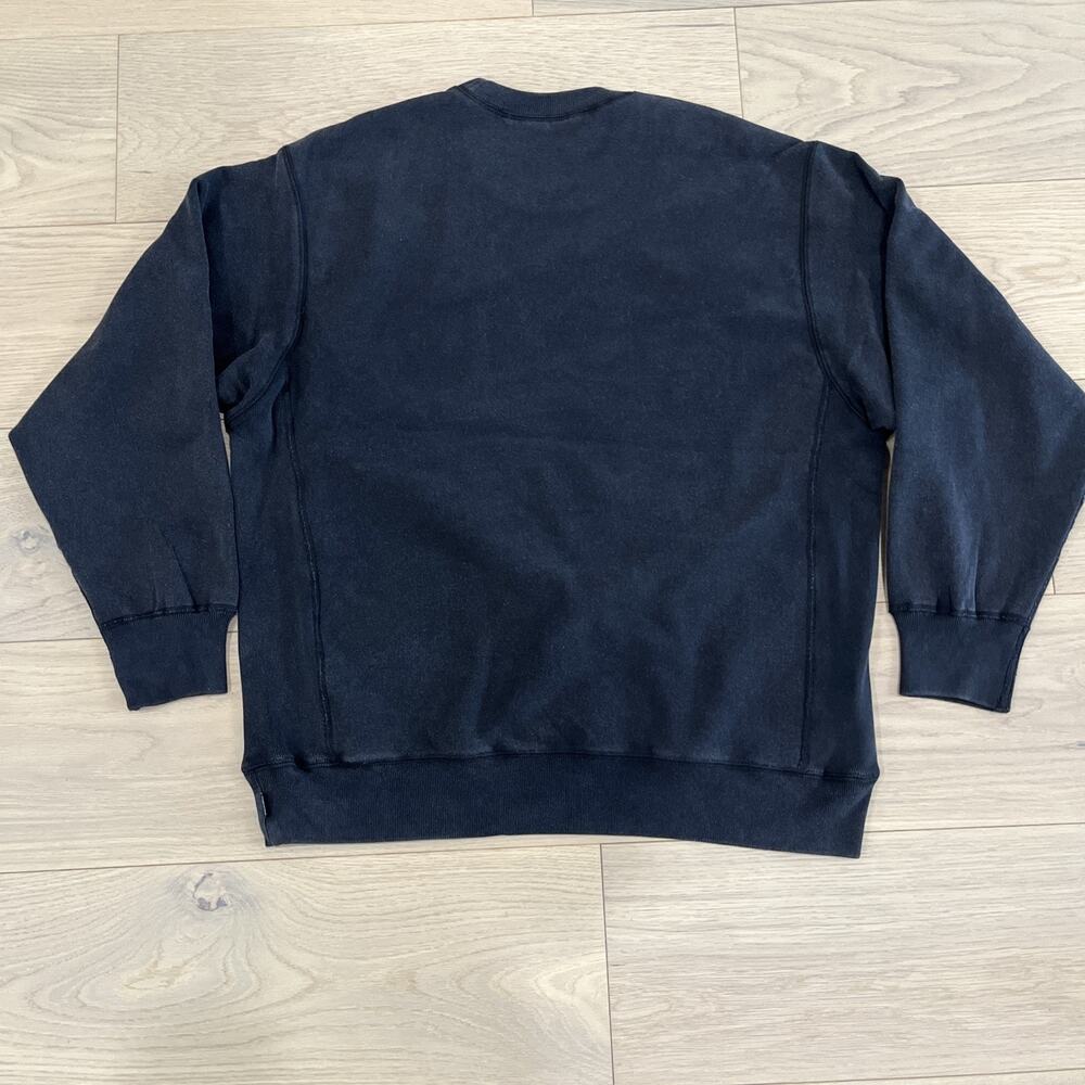 Supreme Washed Box Logo Crewneck Black Size Small - Picture 9 of 9